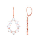 Sparkanite Jewels-Minimal Moissanite Eternity Drop Earring