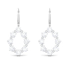 Sparkanite Jewels-Minimal Moissanite Eternity Drop Earring