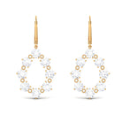 Sparkanite Jewels-Minimal Moissanite Eternity Drop Earring