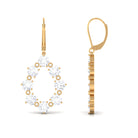 Sparkanite Jewels-Minimal Moissanite Eternity Drop Earring