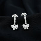 Sparkanite Jewels-Animal Inspired Moissanite Drop Earrings,