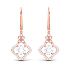 Sparkanite Jewels-Nature Inspired Moissanite Floral Drop Earrings