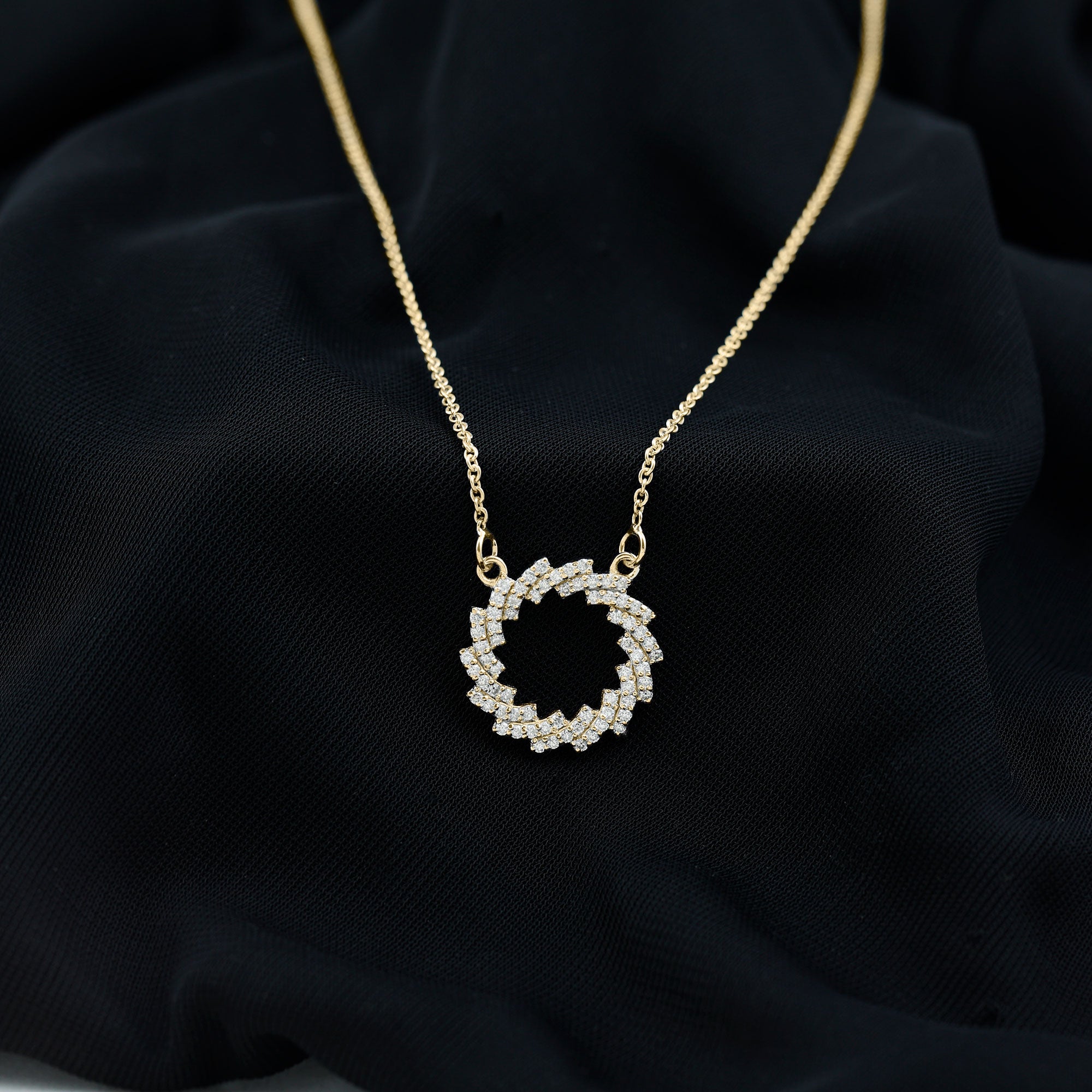 Sparkanite Jewels-Nature Inspired Certified Moissanite Eternity Necklace