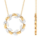 Sparkanite Jewels-Nature Inspired Marquise Moissanite Eternity Necklace