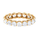 Sparkanite Jewels-Designer Moissanite Eternity Wedding Band