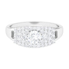 Sparkanite Jewels-Pave Set Moissanite Anniversary Band Ring