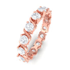 Sparkanite Jewels-Minimal Moissanite Full Eternity Band Ring