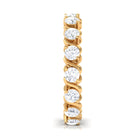 Sparkanite Jewels-Minimal Moissanite Full Eternity Band Ring