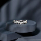 Sparkanite Jewels-Classic Certified Moissanite Half Eternity Ring